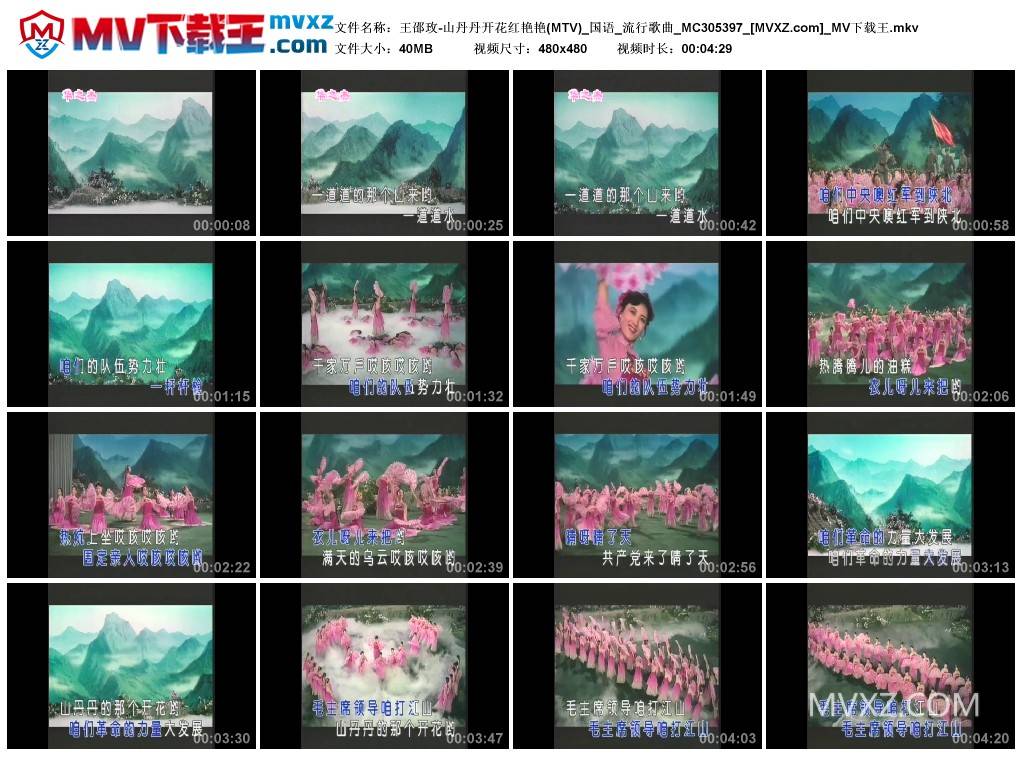 王邵玫-山丹丹开花红艳艳(MTV)_国语_流行歌曲_MC305397